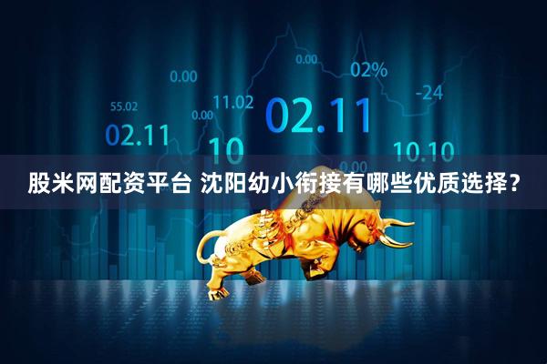 股米网配资平台 沈阳幼小衔接有哪些优质选择？